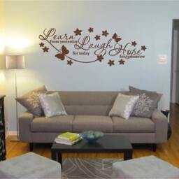 Learn, Laugh, Hope Wall Sticker - thumbnail 2