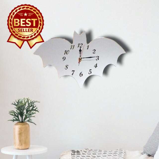 Bat Acrylic Clock - Many Colours Available - Bespoke Shapes & Sizes Made - image 1