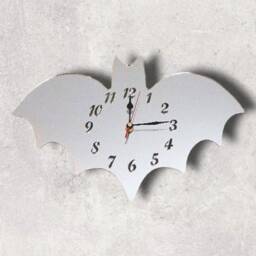 Bat Acrylic Clock - Many Colours Available - Bespoke Shapes & Sizes Made - thumbnail 3