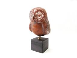 Terracotta Greek Owl , Athena Owl