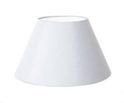 Handmade White Satin Backed Dupion Empire Lampshade