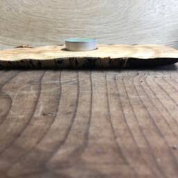 Tea Light Holder, Wooden - thumbnail 2