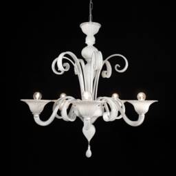 Giorgione Murano Chandelier 5 Lights