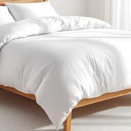 200Tc Duvet Cover, Pure Fine Cotton, White Colour