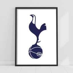 Tottenham Hotspur Football Club Print - Navy Crest Poster - thumbnail 1
