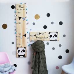 Children's Wardrobe Children's Room With Name Individually Hand-Painted Vintage - thumbnail 2
