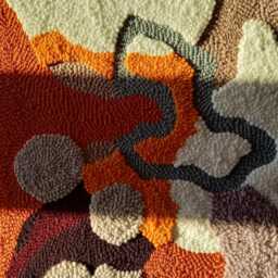 Saturated - Bright & Colorfull 3D Textile Wall Art, Large Abstract Yarn Hanging, Sculptural Original Fiber Artwork - thumbnail 4
