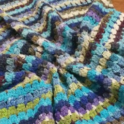 Gorgeous Noro Baby Blanket - thumbnail 2