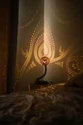Gourd Table Lamp - Nymph Fairy Lights, Coastal Decor