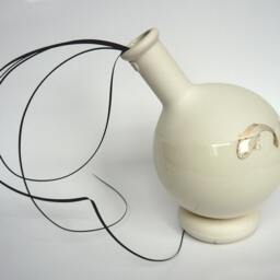 Single Flower Vase, Porcelain Vase For A Flower, White Ceramic Small Bud - thumbnail 3