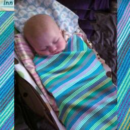 Cambaya Baby Swaddle Blanket Soft Woven Mexican Wrap - thumbnail 3