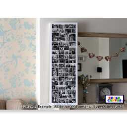 Happy Birthday Any Age Mum Dad Wife Husband Son Sister Brother Friend Party Picture Photo Collage Board Framed Canvas Print Gift - thumbnail 1