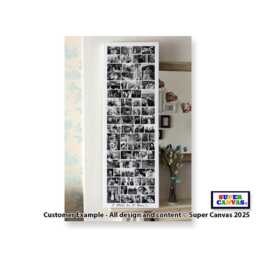 Happy Birthday Any Age Mum Dad Wife Husband Son Sister Brother Friend Party Picture Photo Collage Board Framed Canvas Print Gift - thumbnail 4