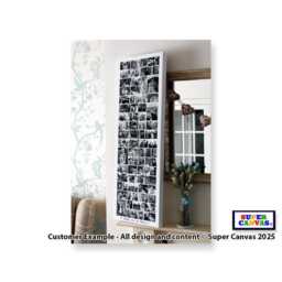 Happy Birthday Any Age Mum Dad Wife Husband Son Sister Brother Friend Party Picture Photo Collage Board Framed Canvas Print Gift - thumbnail 2