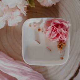 Customizable Gift Box/Scented Flower Candle Bath Salts Well-Being Fondant Mother's Day - thumbnail 3
