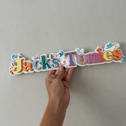 Personalised Bedroom Name Sign - 1990's Retro Themed Bedroom Wall Decor Christmas Birthday Gift - thumbnail 3