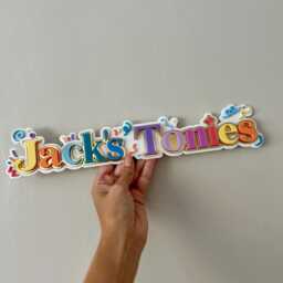 Personalised Bedroom Name Sign - 1990's Retro Themed Bedroom Wall Decor Christmas Birthday Gift - thumbnail 2