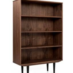 Mid-Century Bookcase Made Of Walnut Vaneer - Livlo O-R03 - thumbnail 4