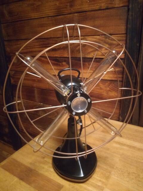 Custom Vintage Steampunk Fan Lamp - image 1