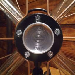 Custom Vintage Steampunk Fan Lamp - thumbnail 3