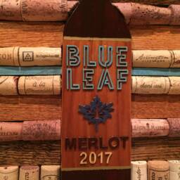 Wood Wall Art Sculpture Featuring A Hand Cut Wine Bottle Set in An Array Of Corks & Oak Wood Pieces Stained Variety Colors - thumbnail 3