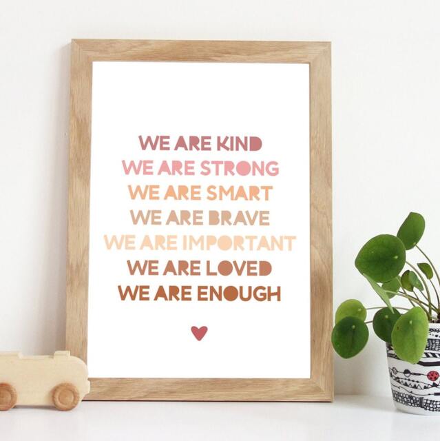 Girls Bedroom Prints, Sibling Nursery Sister Blush Pink, Wall Art, Lil Sis Big Print Art - image 1
