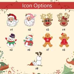 Customize Money Holder Christmas, Santa Holder, Custom Family Gift, Secret Gift Reindeer Stocking Stuffer For Kids - thumbnail 2