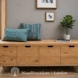 "Shoe Rack Bench ""Landon" - thumbnail 3