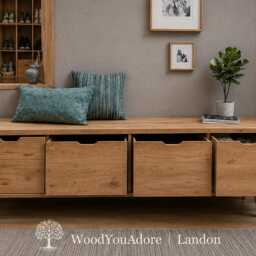 "Shoe Rack Bench ""Landon" - thumbnail 2