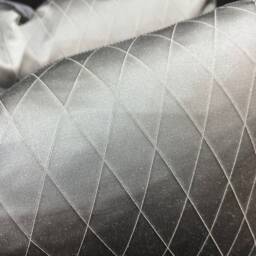 Sahco Diamant Luxury Designer Gun-Metal Grey Geometric Lumbar Cushion Pillow Cover - thumbnail 2