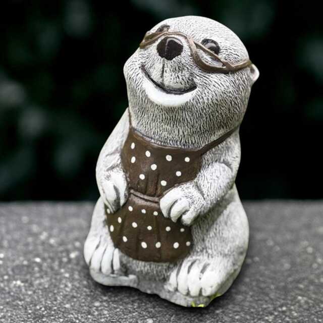 Mother Mole Statue Concrete Figurine Outdoor Mother Decoration Handmade Ornament Sculpture Lover Gift Yard Art - image 1