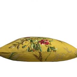 Scalamandre Edwins Covey Mustard Cushion Cover Pillow Double Sided - thumbnail 3