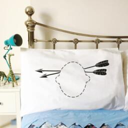 Fun Arrows Pillowcase For Teens, Kids & Archery Fans - Option Personalisation Available From Twisted Twee's Headcase Range - thumbnail 2