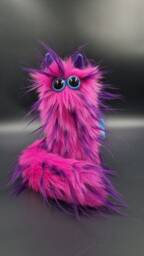 Plush Kitten Mascot 40 cm. A Charming Plush Toy, Perfect For Cuddling. An Excellent Gift Various Occasions & As A Sleep Companion - thumbnail 1