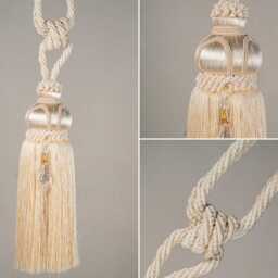 Luxury Curtain Tassel Tieback - Elegant Drapery Holdback Classic Window Tie Back Decorative Accessory - thumbnail 3