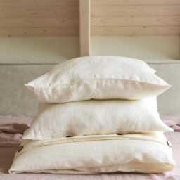 White Linen Bedding Set. Linen Duvet Cover Duvet Queen White - thumbnail 2