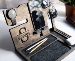 15Th Anniversary Gift For Him - Wood-15Th Wedding Men-First Year Wedding