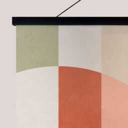 Retro Block Shape Tapestry - Wall Hanging Unique Art - thumbnail 3