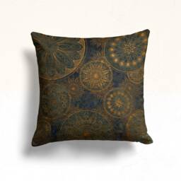 African Tribal Cushion Cover, Southwestern Geometric Pillow Case, Ethnic Living Room Decoration, Traditional Farmhouse Decor - thumbnail 2