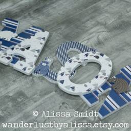 Bear Nursery Theme Decor Signature Montana Letters Bear Wooden Name Wood For Baby Shower Gift - thumbnail 3