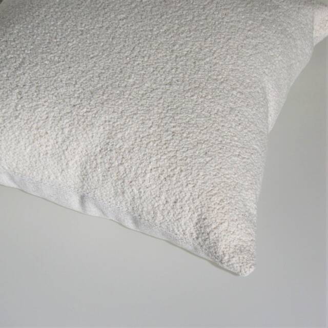 Made To Order Grande Boucle Cushion Cover, Textured & Neutral - image 1