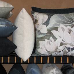 Made To Order Grande Boucle Cushion Cover, Textured & Neutral - thumbnail 2