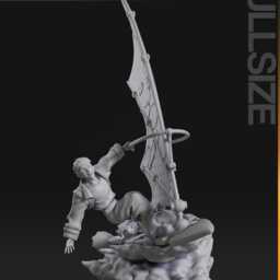 Jim Hawkins 3D Printed Figure - Treasure Planet 110 Scale - thumbnail 4