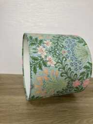 William Morris Lampshade, Pale Blue Floral Shade, Pastel Garden Decor, Made To Order in Various Sizes/Linings, Housewarming Gift - thumbnail 1
