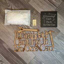 Grandad Gift, Sign, Plaque, Gift For Him, Grandpa Christmas Wall Hanging, Keepsake - thumbnail 4