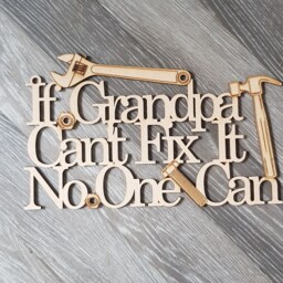 Grandad Gift, Sign, Plaque, Gift For Him, Grandpa Christmas Wall Hanging, Keepsake - thumbnail 3