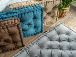 Custom Size Window Seat Cushion, Bench Custom Pillow, Water Repellent French Style Sofa Indoor Cushion