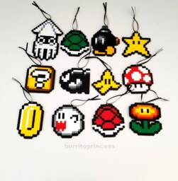 Mario Kart Video Game Item Christmas Ornament - Tree Decoration - thumbnail 1