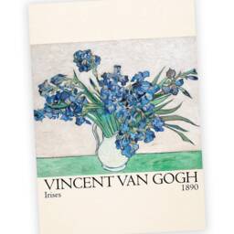Vincent Van Gogh Irises 1890 Wall Art Print Post Impressionist Floral Painting Botanical Still Life Decor For Living Room Or Office - thumbnail 2