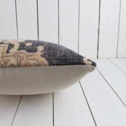 Vintage Turkish Kilim Pillow Cover, Bohemian Decor - 16x16 - thumbnail 4
